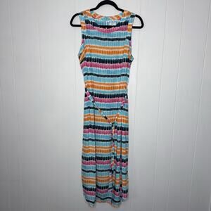 Crown & Ivy Women’s Striped Maxi Tank Dress Size XL